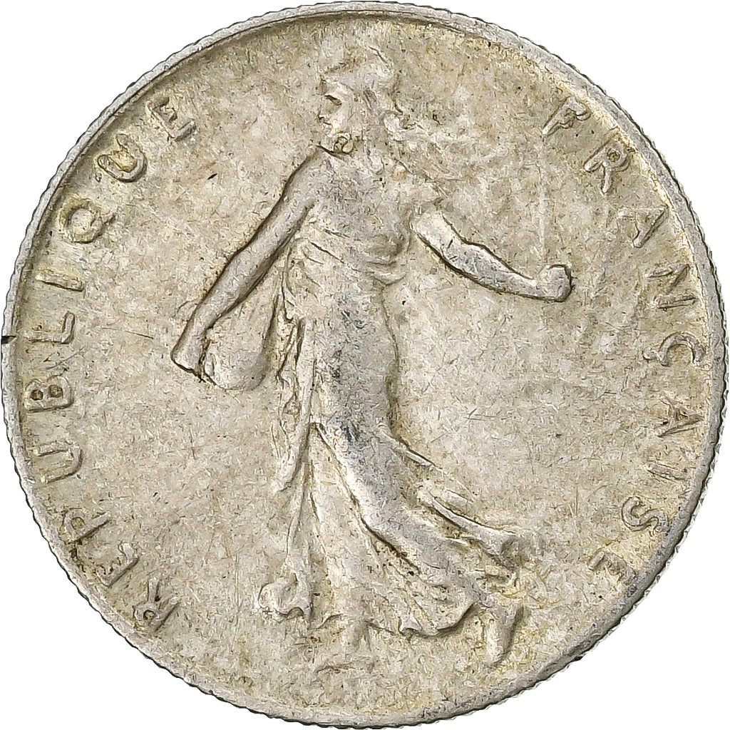 Frankreich, 50 Centimes, Semeuse, 1917, Paris, Silber, S+