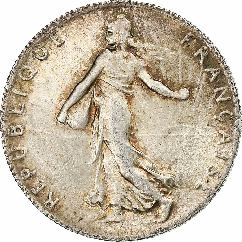Frankreich, 50 Centimes, Semeuse, 1919, Paris, Silber, SS