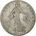 Francia, 50 Centimes, Semeuse, 1900, Paris, Plata, BC