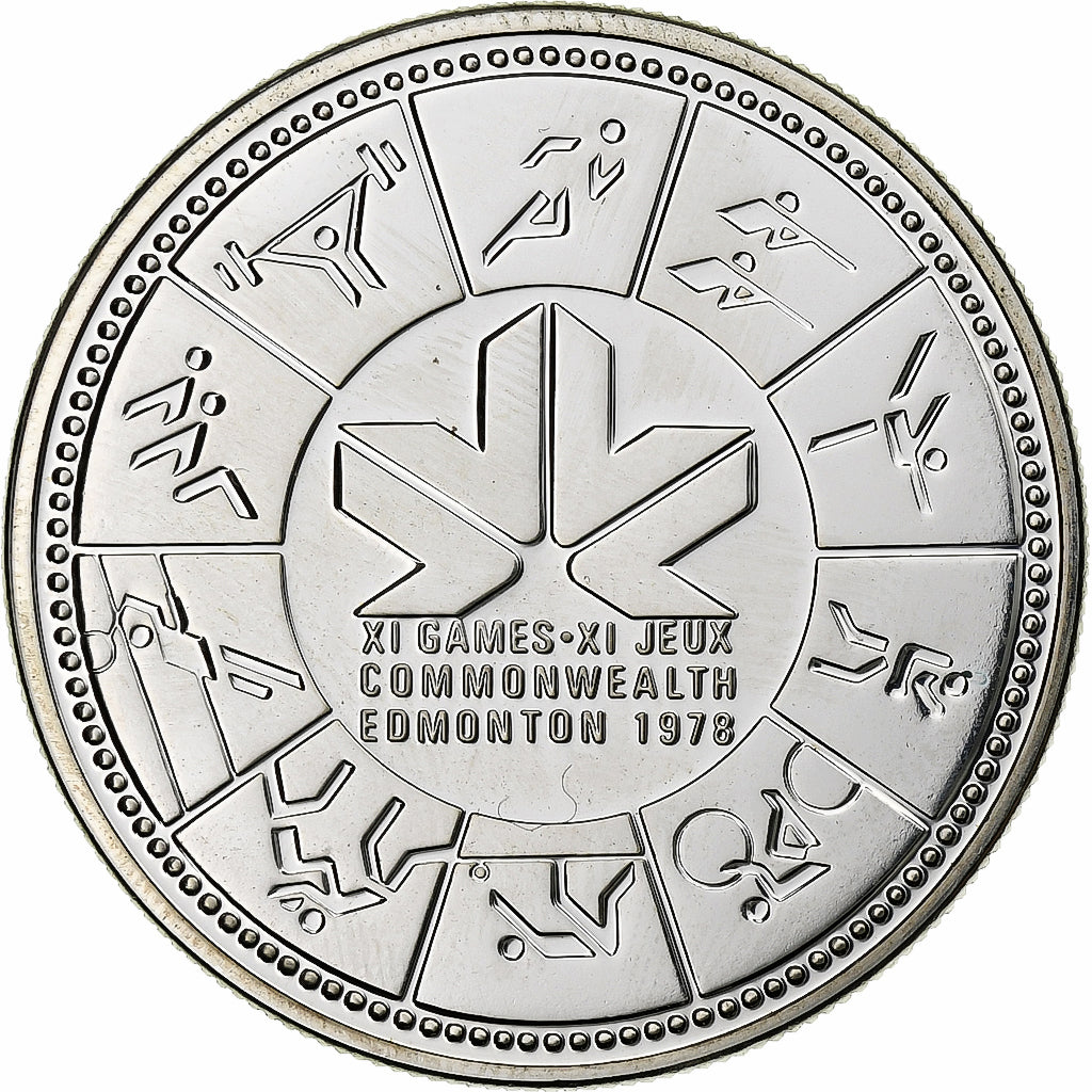 Canadá, Elizabeth II, Dollar, Commonwealth Games, 1976, Ottawa, Espécime