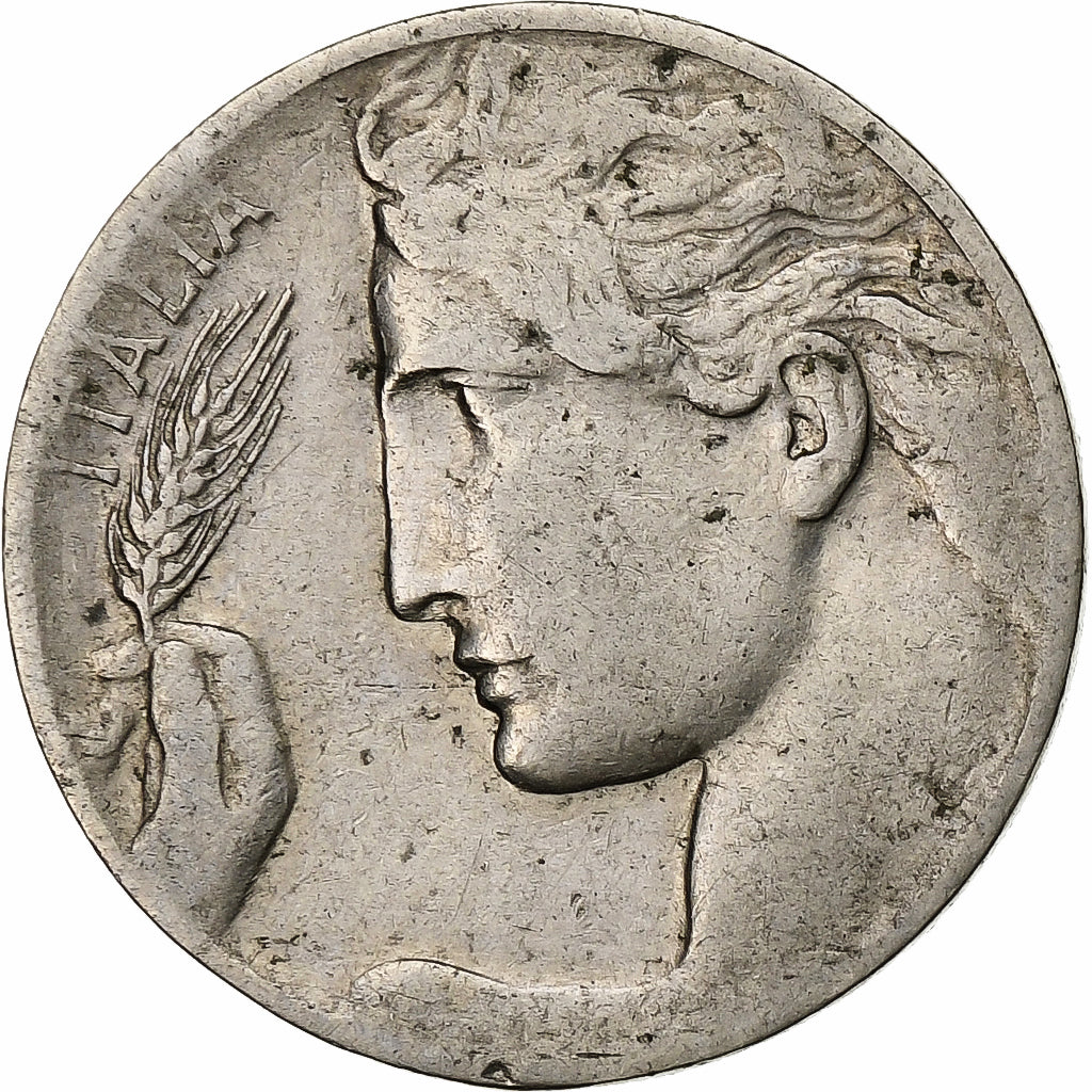 Italy, Vittorio Emanuele III, 20 Centesimi, 1921, Rome, Nickel, VF(30-35)