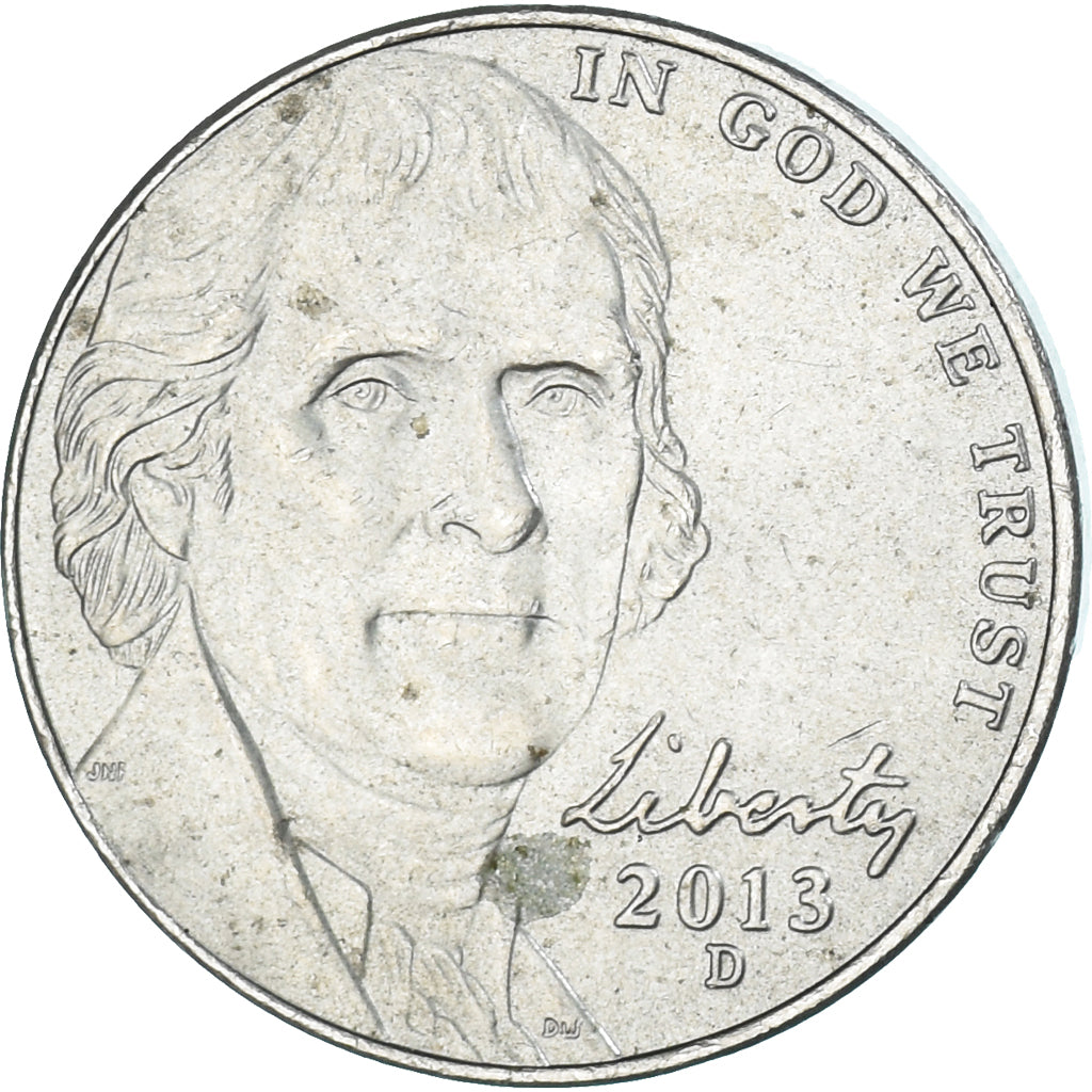 Münze, Vereinigte Staaten, 5 Cents, 2013