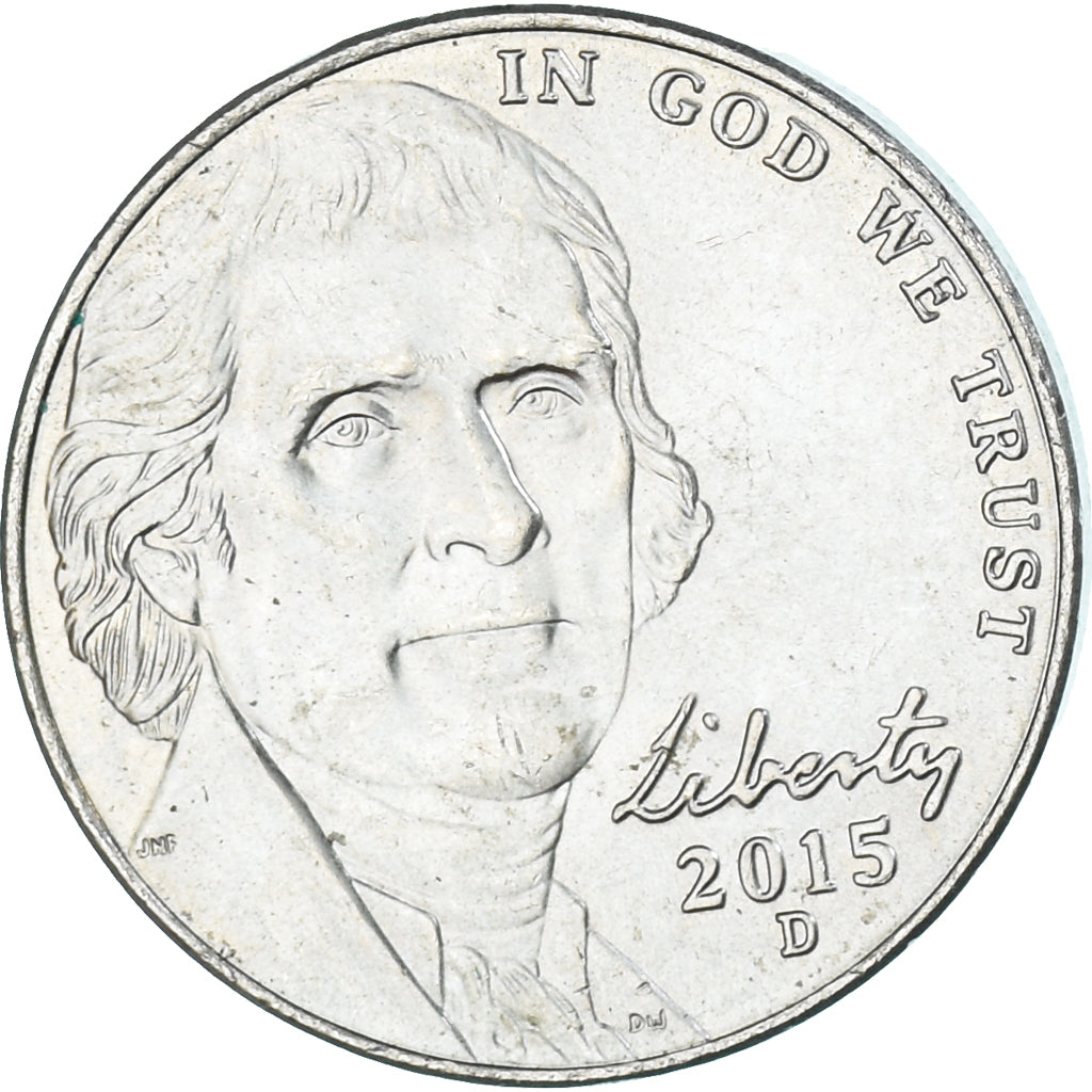 Moneta, USA, 5 Cents, 2015