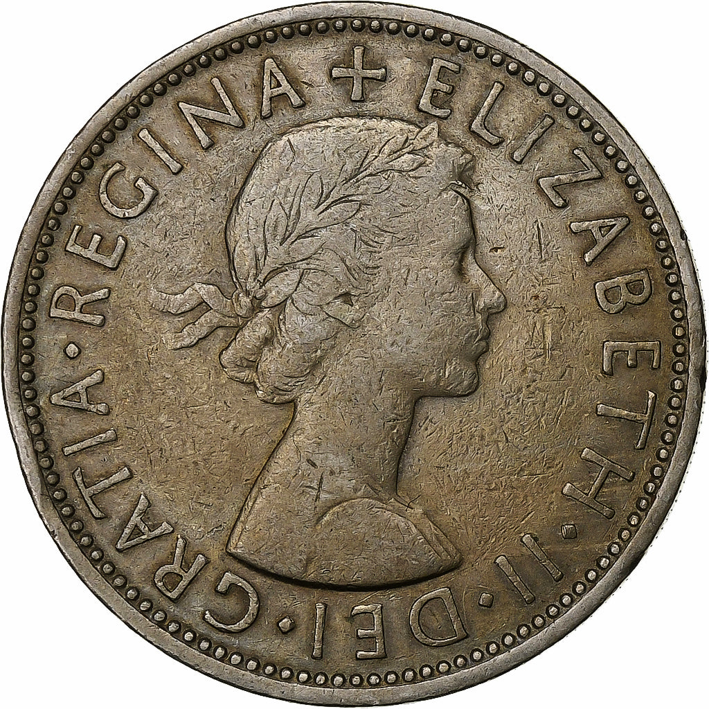 Grã-Bretanha, Elizabeth II, 2 Shillings, 1962, London, Prata, VF(30-35)