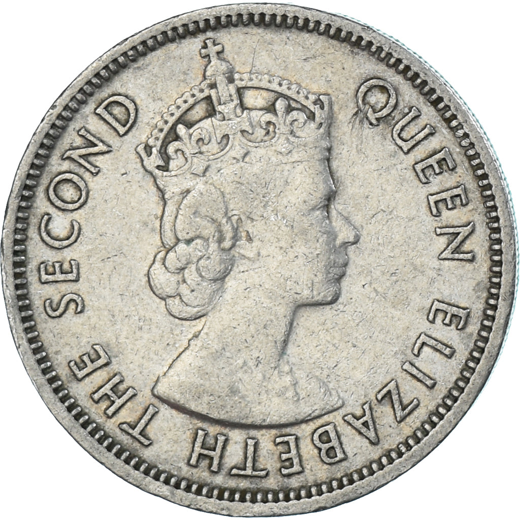 Monnaie, Maurice, 1/2 Rupee, 1971