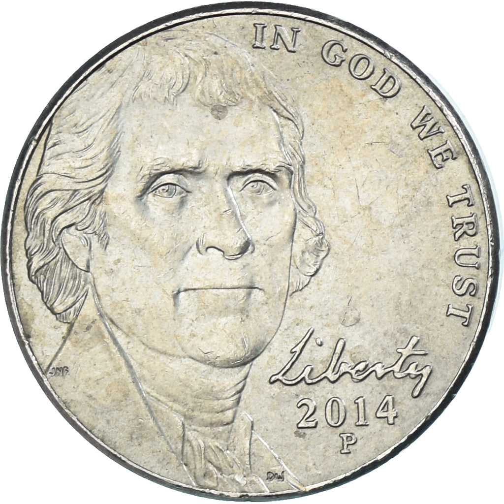Moeda, Estados Unidos da América, 5 Cents, 2014