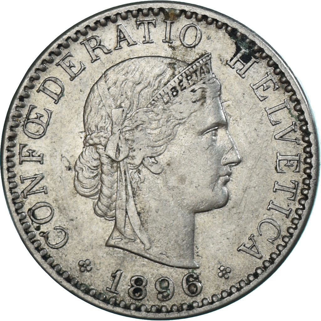 Moneta, Svizzera, 20 Rappen, 1896