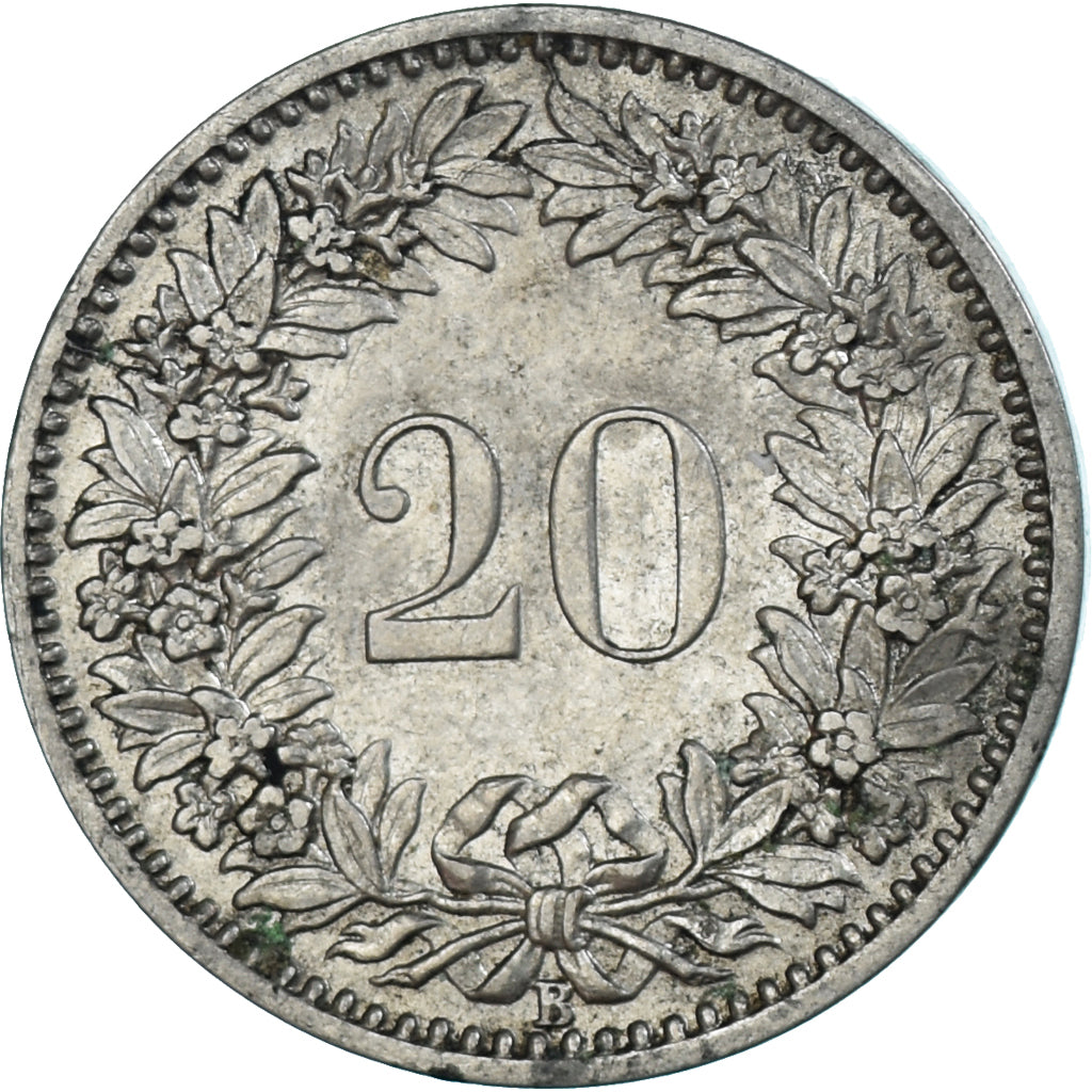 Moneta, Svizzera, 20 Rappen, 1896