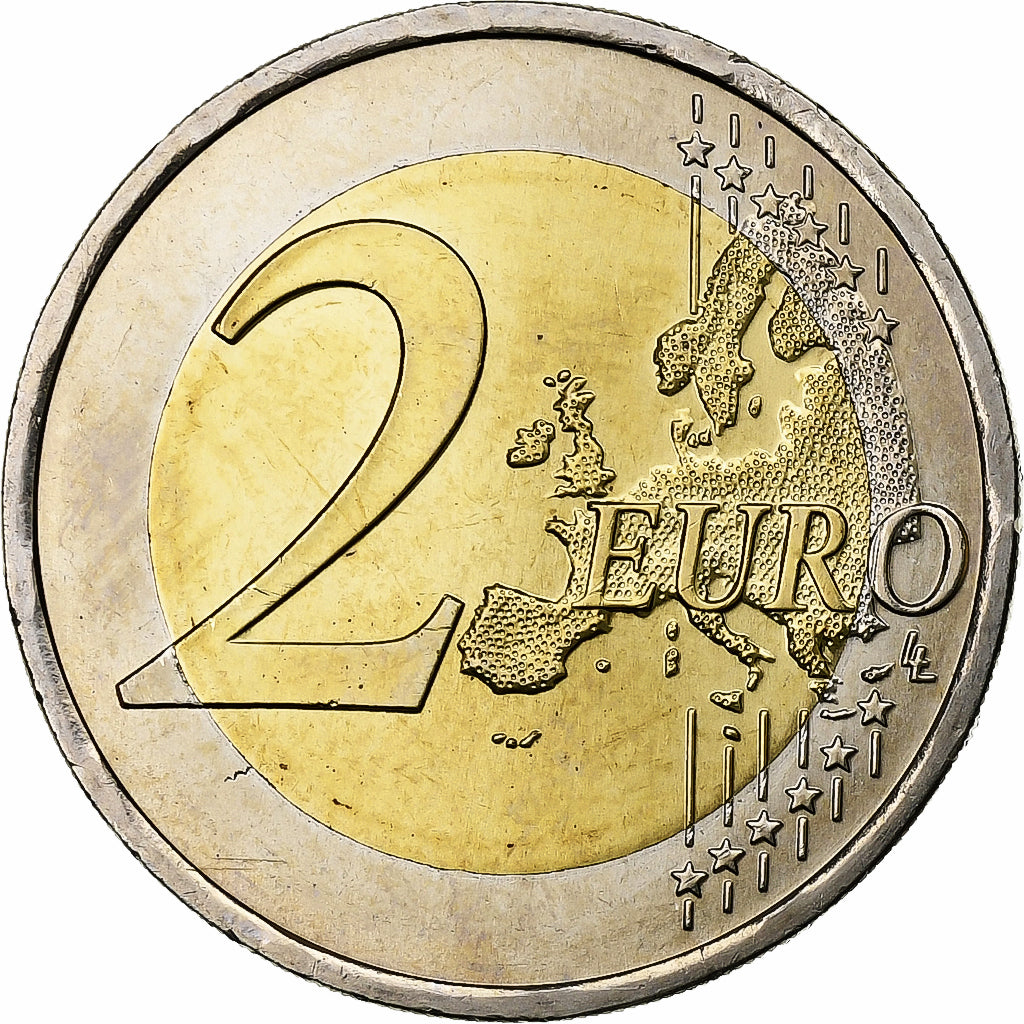 Portugal, 2 Euro, Presidency EU, 2007, Lisbon, Bimetaliczny, MS(63)