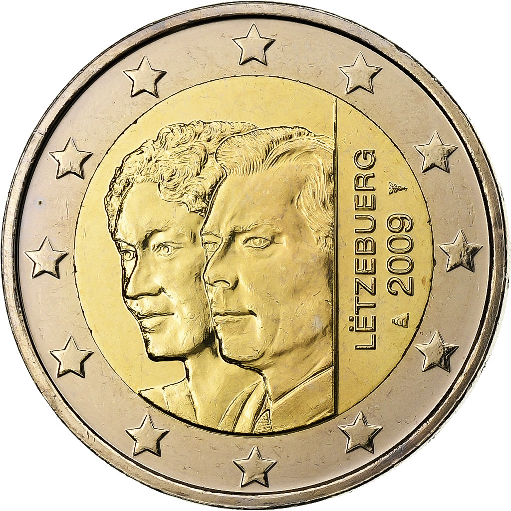 Lussemburgo, 2 Euro, Charlotte Grand Duchess of Luxembourg, 2009, Utrecht