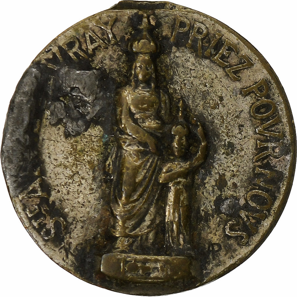 France, Médaille, Sainte Anne d'Auray, Argent, TTB