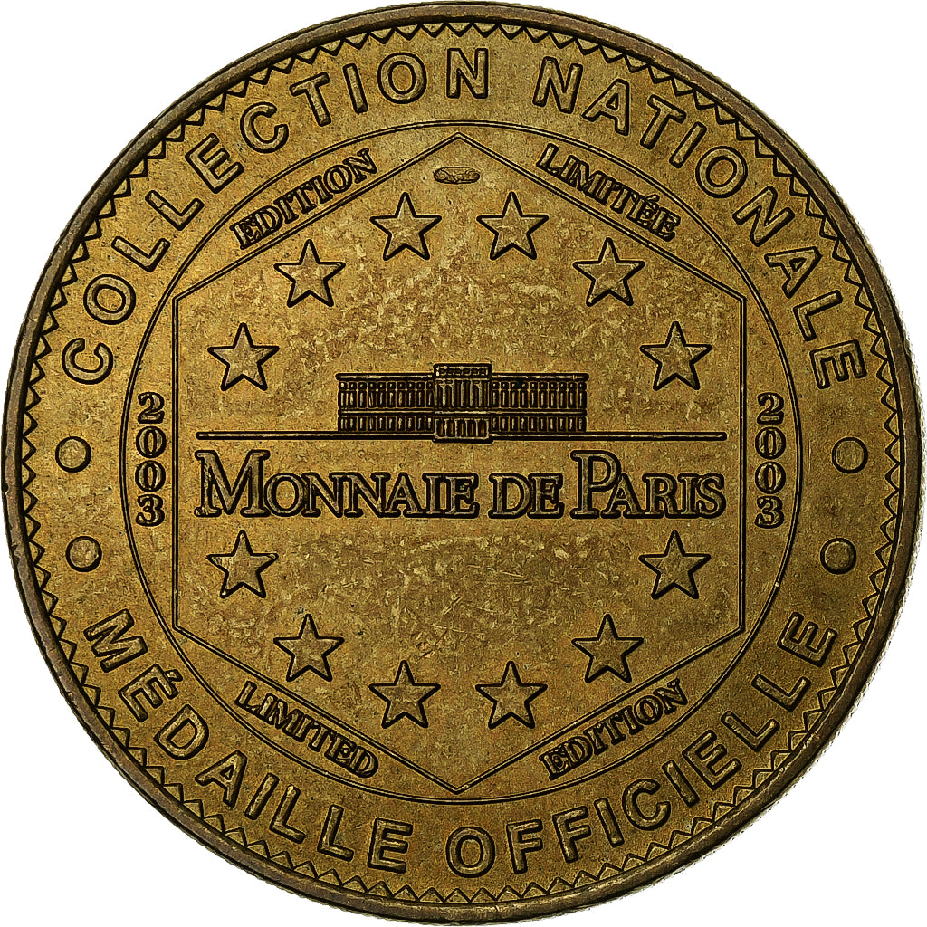 France, Tourist token, Le Mont Saint-Michel, 2003, MDP, Copper-nickel Aluminium