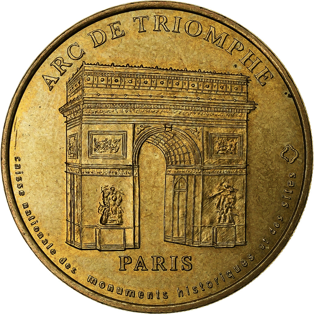 France, Tourist token, L'Arc de Triomphe, 2003, MDP, Copper-nickel Aluminium