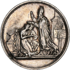 France, Medal, Mariage Chrétien, 1902, Silver, MS(60-62)