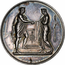 Francia, medaglia, Médaille de mariage, 1865, Argento, Montagny, SPL