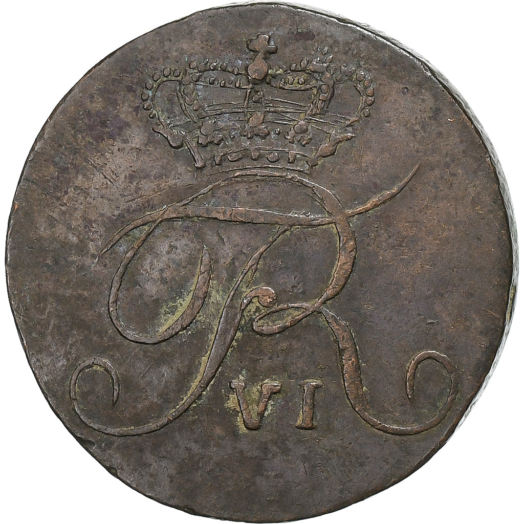 Norvegia, Frederik VI, 2 Skilling, 1811, Rame, MB