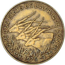 Coin, Central African States, 5 Francs, 1975