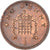 Münze, Großbritannien, Penny, 2001