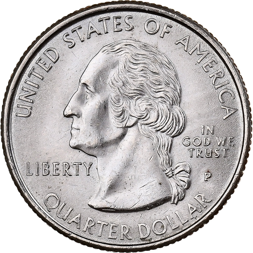 Estados Unidos, Washington Quarter, Pennsylvania, 1999, Philadelphia, Cobre -