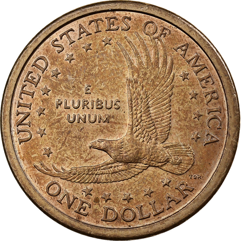 United States, Sacagawea Dollar, 2000, Denver, Manganese Brass clad copper