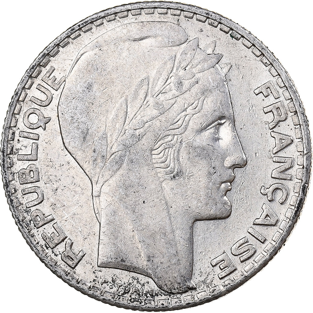 France, 10 Francs, Turin, 1934, Paris, Silver, AU(50-53)