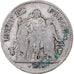 France, 5 Francs, Union et Force, AN 8, Perpignan, Silver, VF(20-25)