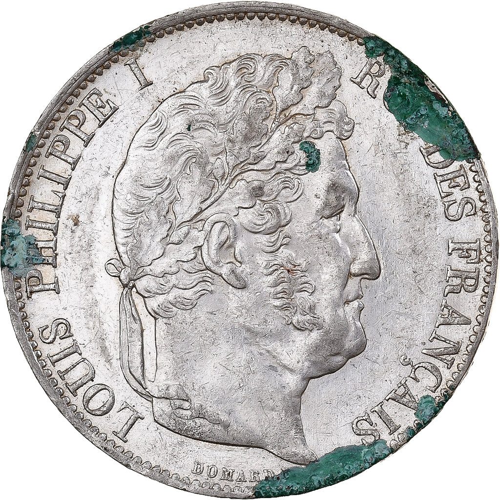 France, Louis-Philipp I, 5 Francs, 1845, Lille, Silver, AU(50-53), Gadoury:678a