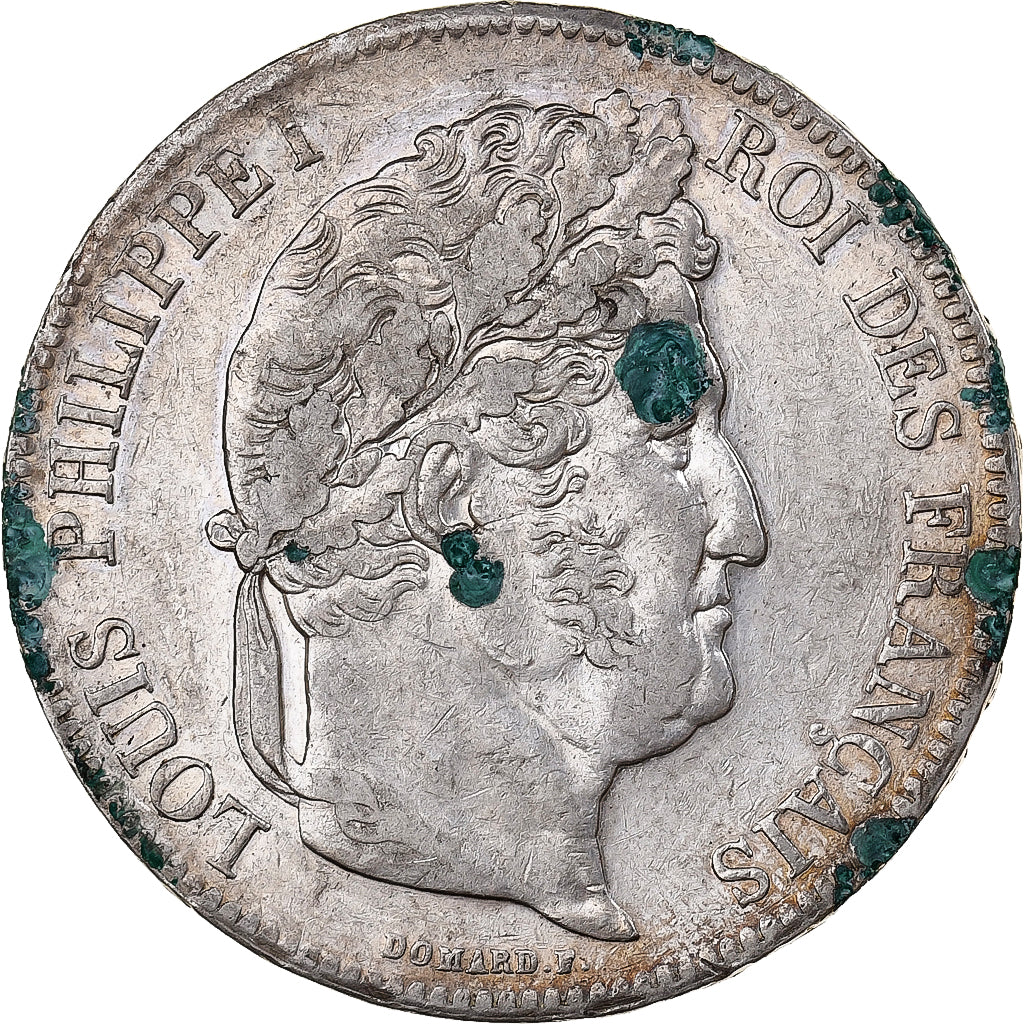 Francja, Louis-Philippe I, 5 Francs, 1836, Lille, Srebro, EF(40-45), Gadoury:678
