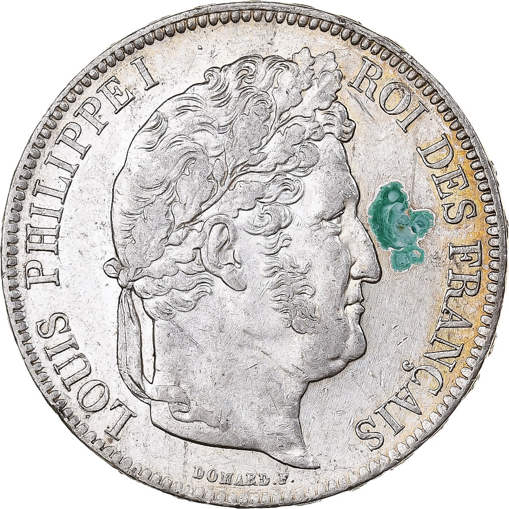 Francia, Louis-Philippe I, 5 Francs, 1841, Bordeaux, Argento, BB+, Gadoury:678
