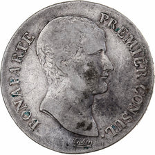 France, Bonaparte Premier Consul, 5 Francs, An 12, Nantes, Silver, VF(20-25)