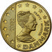 Danimarca, Margrethe II, 50 Centimes, Fantasy Euro, 2002, Nordic gold, SPL