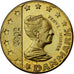 Denemarken, Margrethe II, 20 Centimes, Fantasy Euro, 2002, Nordic gold, UNC-
