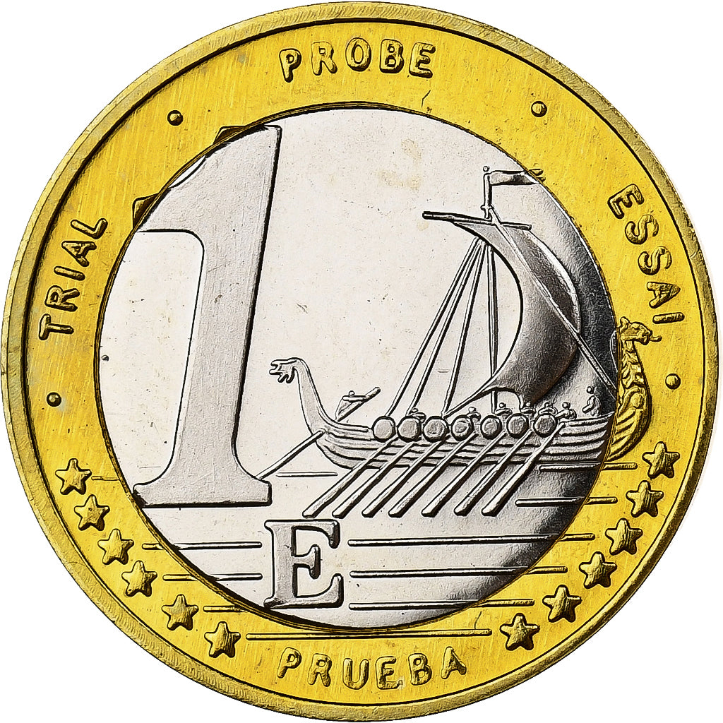 Zweden, Carl XVI Gustaf, Euro, Fantasy Euro, 2003, Bi-Metallic, UNC-