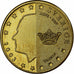 Suécia, Carl XVI Gustaf, 50 Centimes, Fantasy Euro, 2003, Nordic gold, MS(63)