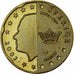 Suécia, Carl XVI Gustaf, 20 Centimes, Fantasy Euro, 2003, Nordic gold, MS(63)