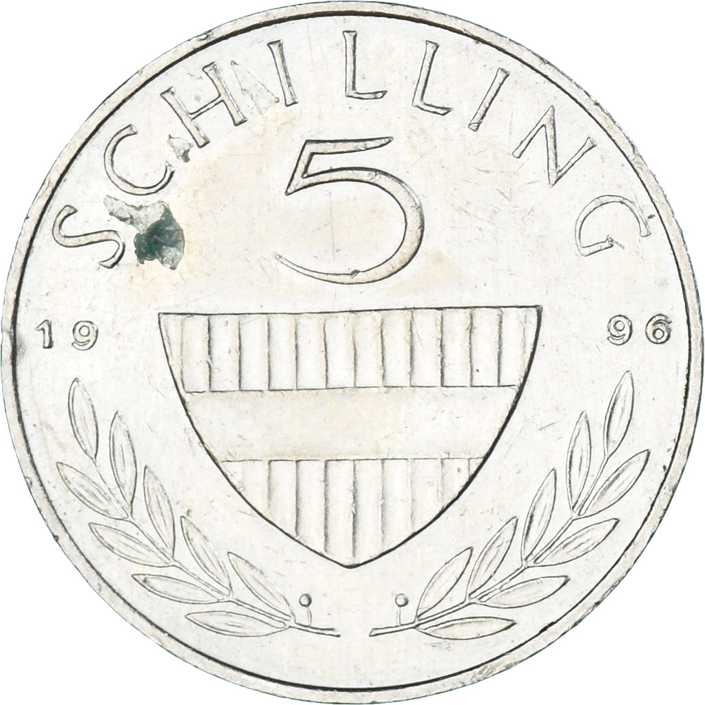Moneda, Austria, 5 Schilling, 1996