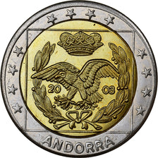 Andorra, 2 Euro, Fantasy Trial Euro, 2003, Bi-Metallic, MS(63)