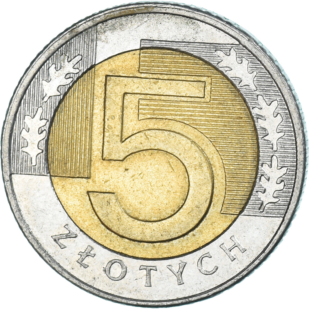 Moneda, Polonia, 5 Zlotych, 2009
