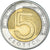 Moneta, Polonia, 5 Zlotych, 2009