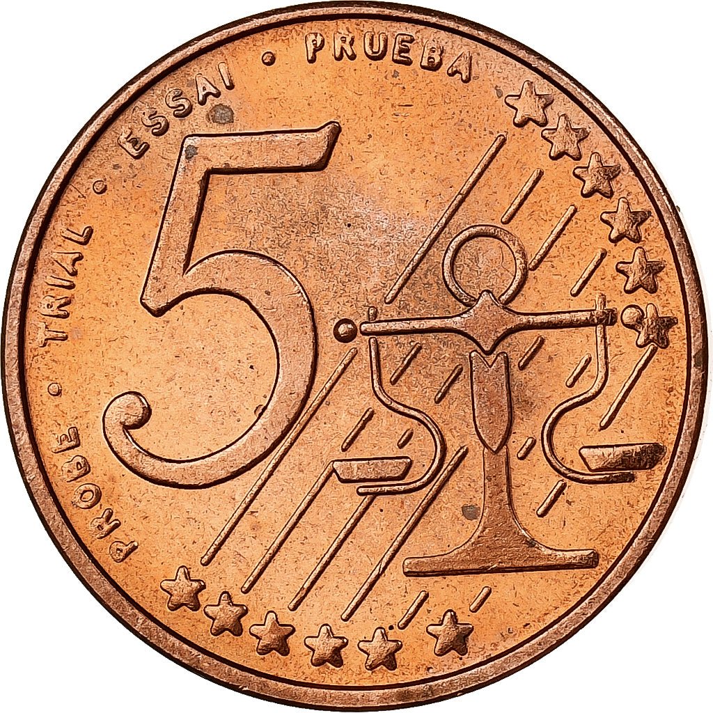 Andorra, 5 Centimes, Fantasy Euro, 2003, Rame, SPL