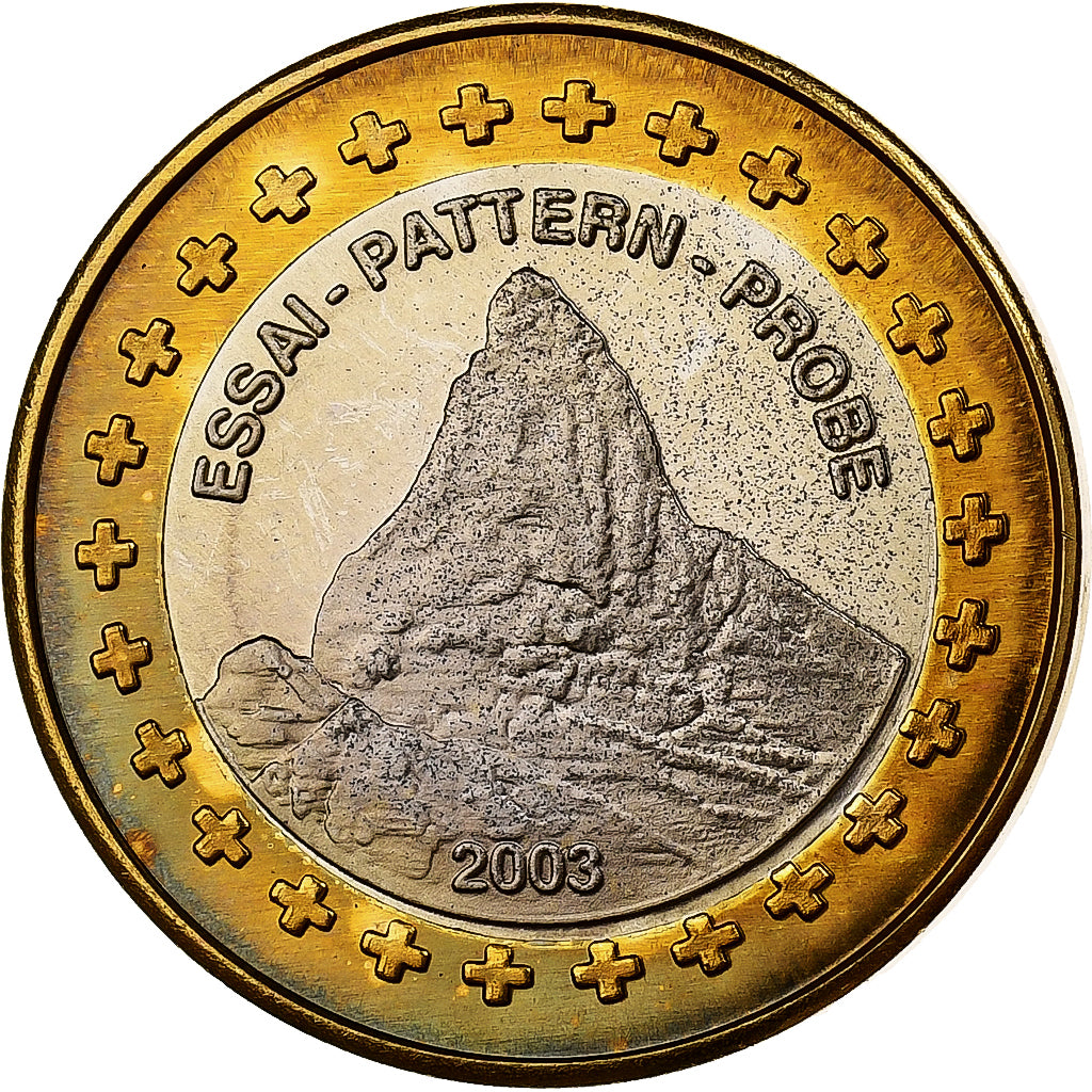 Svizzera, Europ, Fantasy Euro, 2003, Bi-metallico, SPL