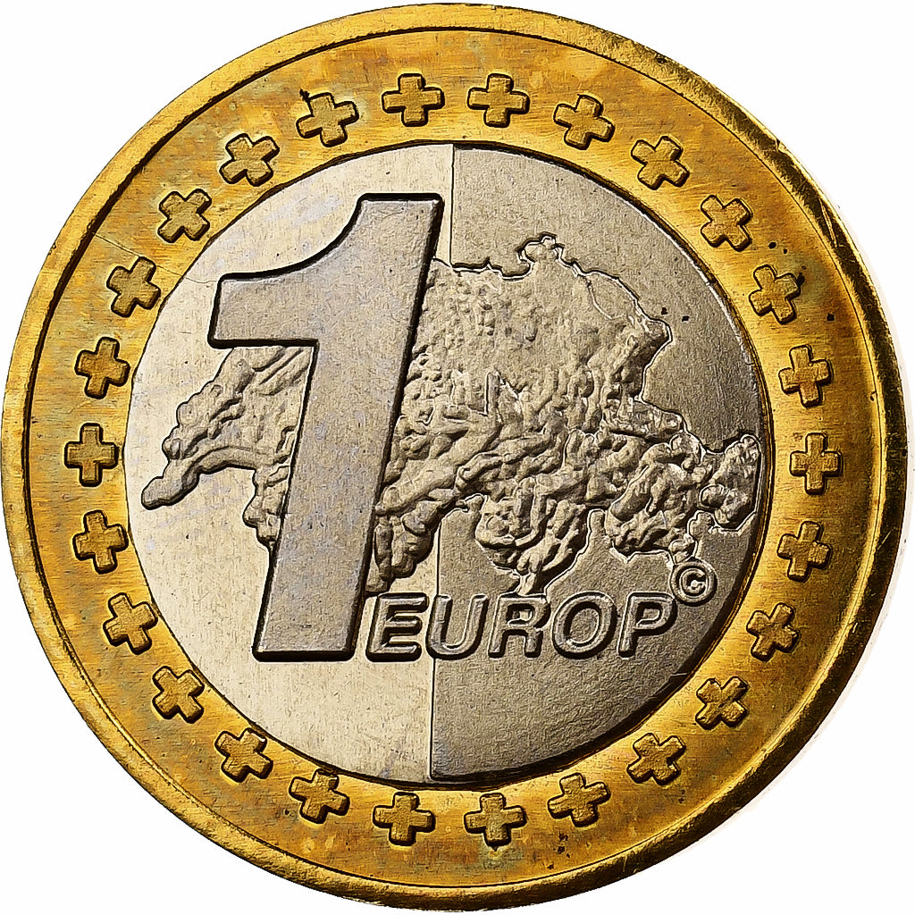 Svizzera, Europ, Fantasy Euro, 2003, Bi-metallico, SPL