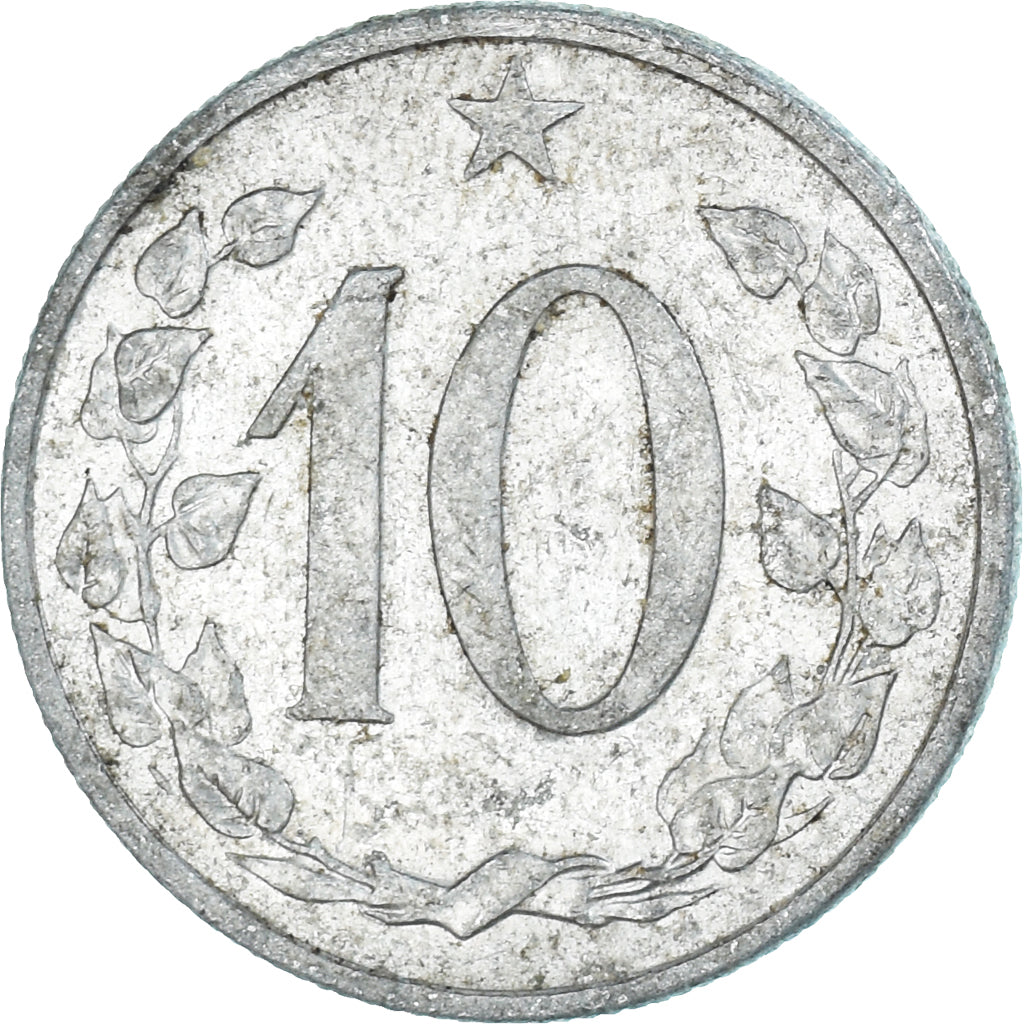 Moneda, Checoslovaquia, 10 Haleru, 1964