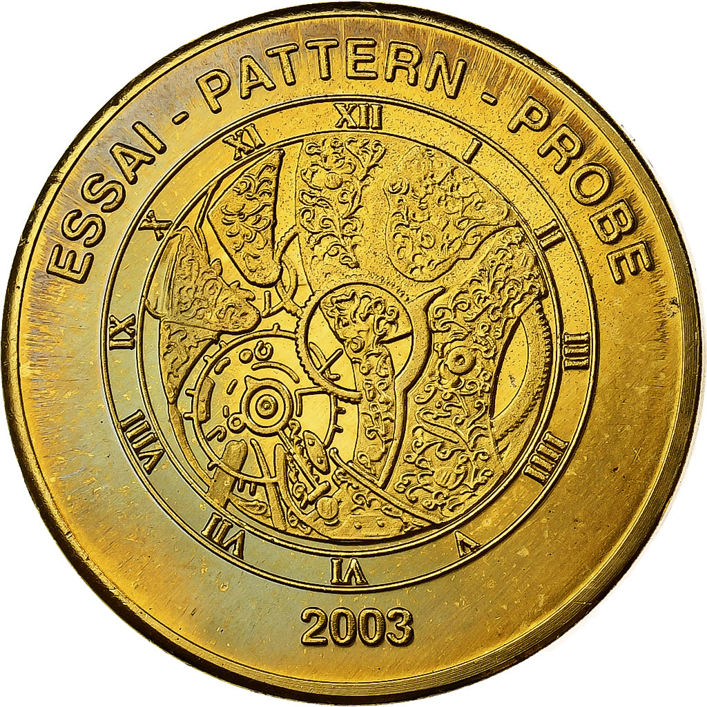 Suíça, 50 Centimes, Fantasy Euro, 2003, Nordic gold, MS(63)
