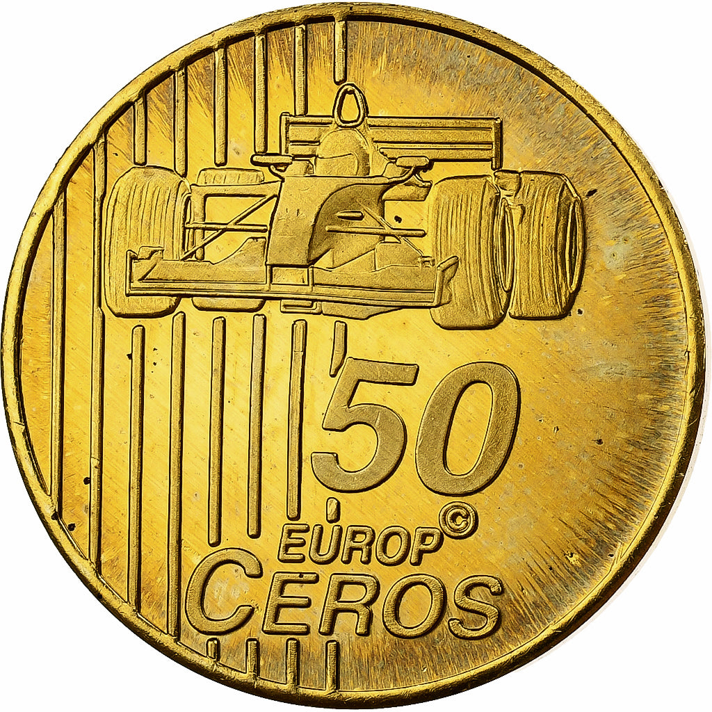 Suíça, 50 Centimes, Fantasy Euro, 2003, Nordic gold, MS(63)