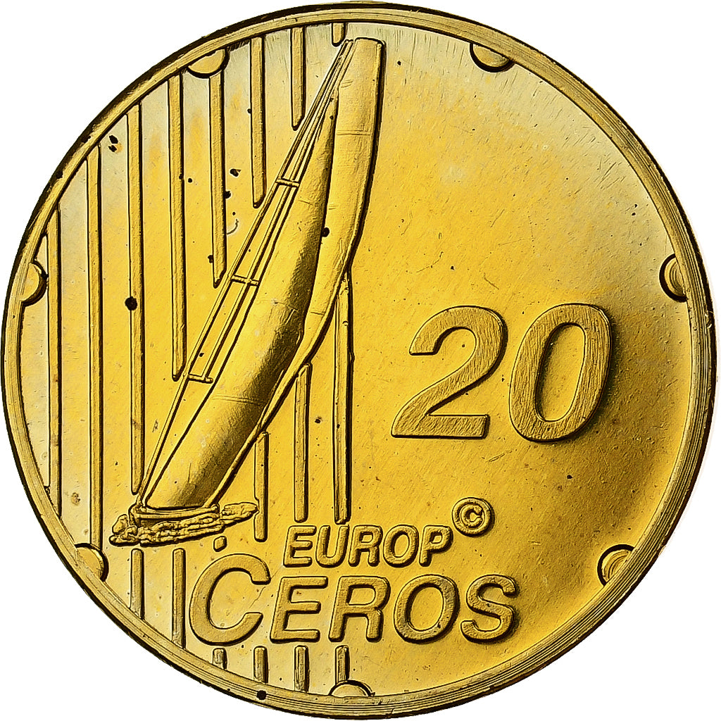 Svizzera, 20 Centimes, Fantasy Euro, 2003, Nordic gold, SPL