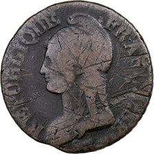 France, 5 Centimes, Dupré, AN 5, Paris, Copper, VF(20-25)