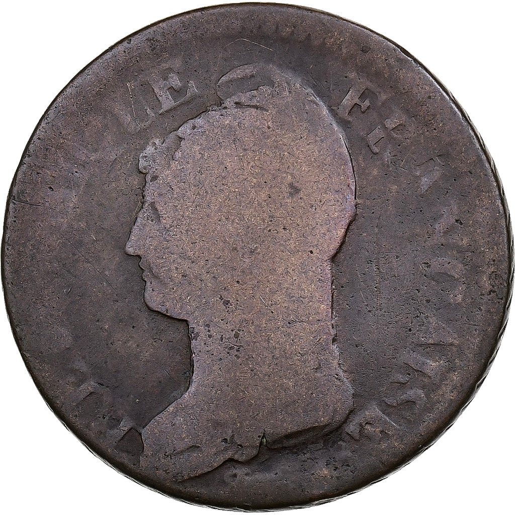 France, 5 Centimes, Dupré, AN 5, Paris, Copper, F(12-15)