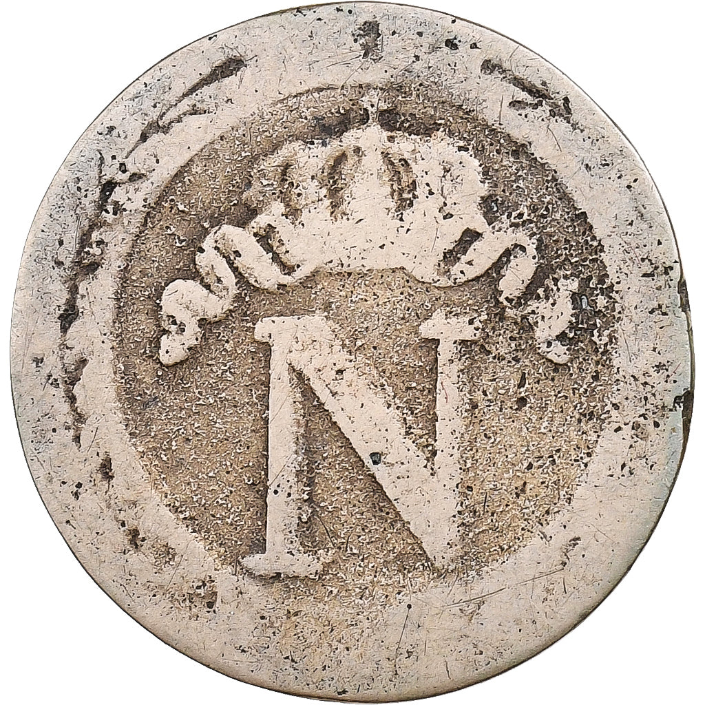 Francia, Napoleon I, 10 Centimes, 1808, Paris, Biglione, B+