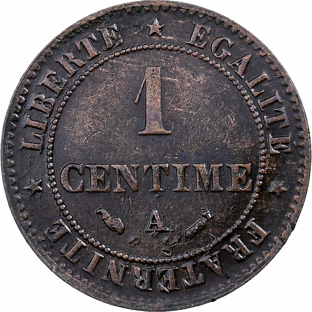 Frankrijk, Centime, Cérès, 1896, Paris, Bronzen, ZF